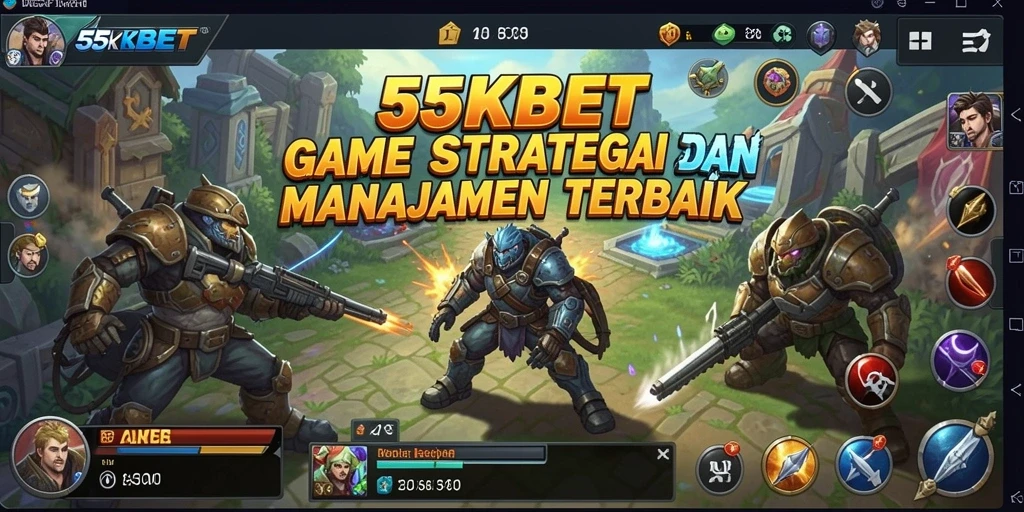 Tangkapan layar gameplay <strong>55KBET</strong> yang mendebarkan dan penuh aksi.