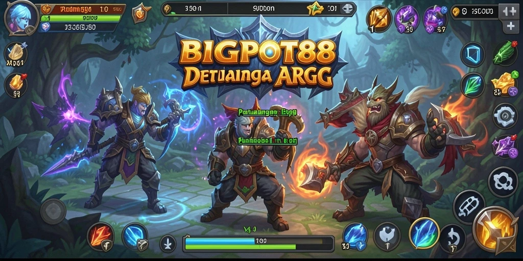 Tampilan gameplay BIGPOT88 yang epik dan menegangkan.