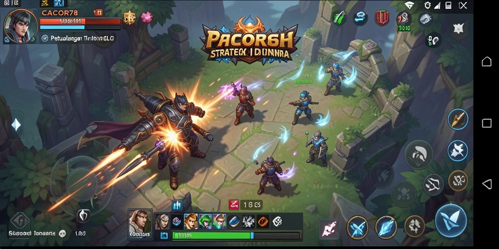 Screenshot dari gameplay CACOR78 yang penuh strategi dan aksi.