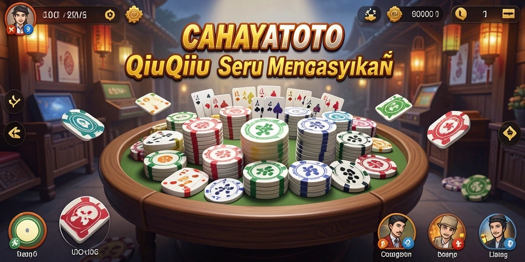 Tampilan gameplay QiuQiu yang seru dan menantang di CAHAYATOTO.