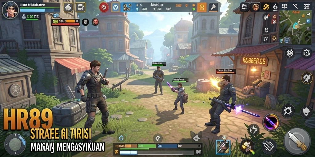Tampilan gameplay HR89 yang menantang dan strategis.