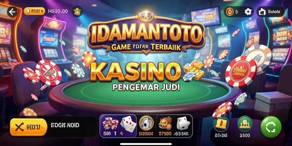 Screenshot IDAMANTOTO menampilkan keseruan permainan Kasino yang nyata.