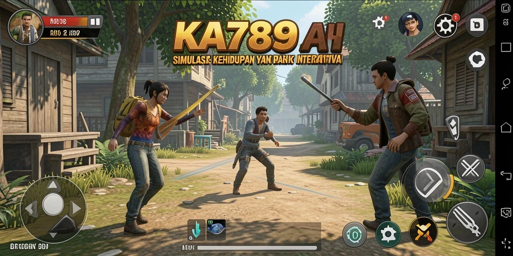 Tampilan gameplay KA789 dengan berbagai elemen simulasi yang menarik.