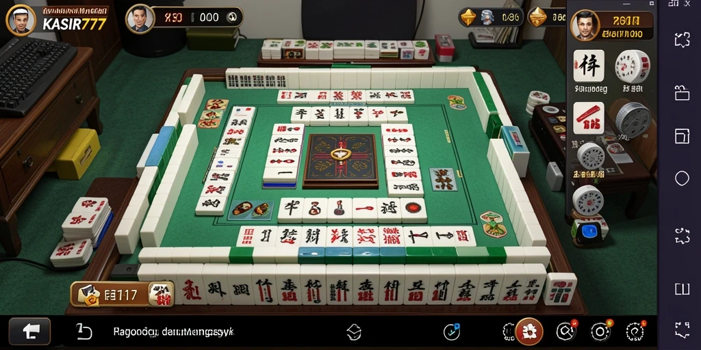 Tampilan gameplay KASIR777 dengan elemen Mahjong yang menarik.