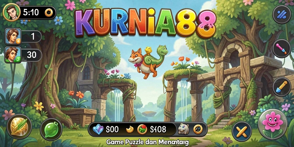 Tampilan gameplay KURNIA898 yang menarik dengan berbagai tantangan puzzle.