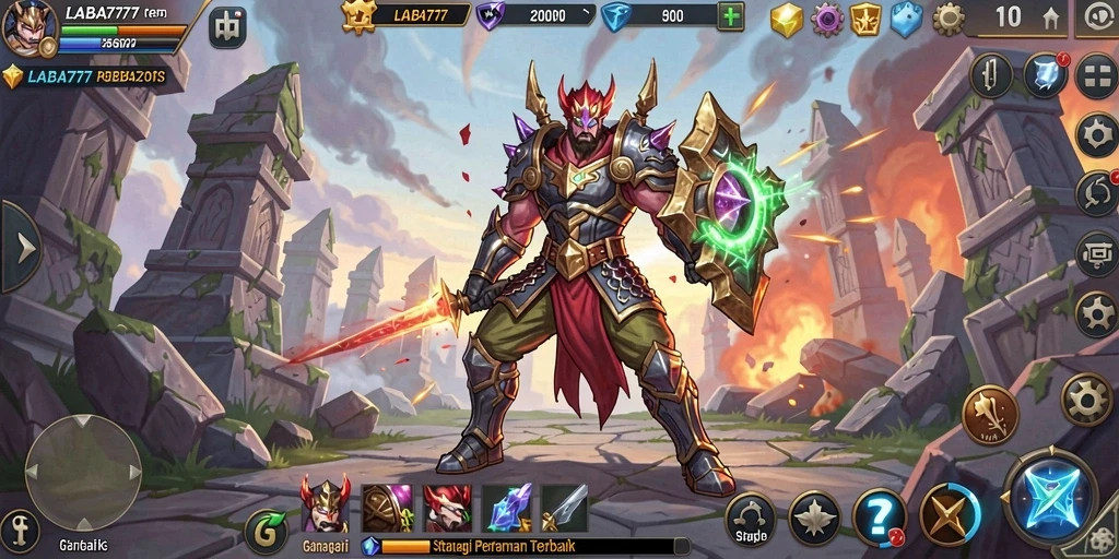 Tampilan gameplay mendebarkan dalam LABA777 yang penuh aksi strategi.