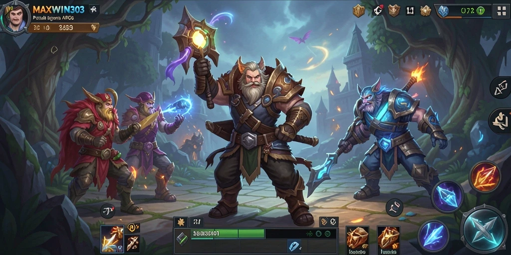 Tampilan gameplay seru dan mendebarkan dalam MAXWIN303.