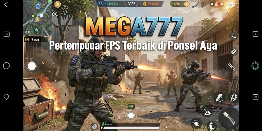 Tangkapan layar dari gameplay MEGA777 menampilkan aksi pertempuran yang intens.