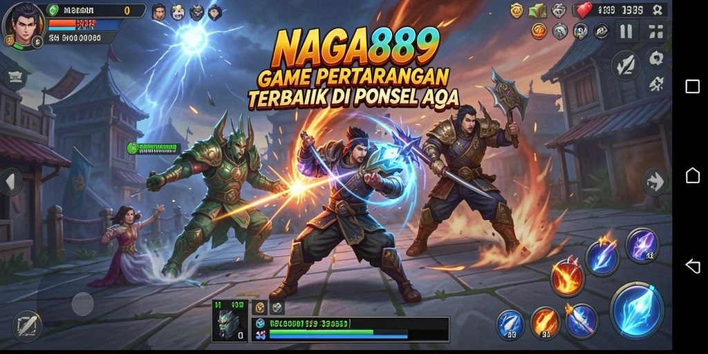 Gameplay NAGA889 yang mendebarkan di arena pertarungan.