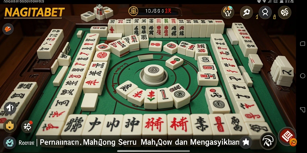 Screenshot gameplay NAGITABET menampilkan keseruan permainan Mahjong.