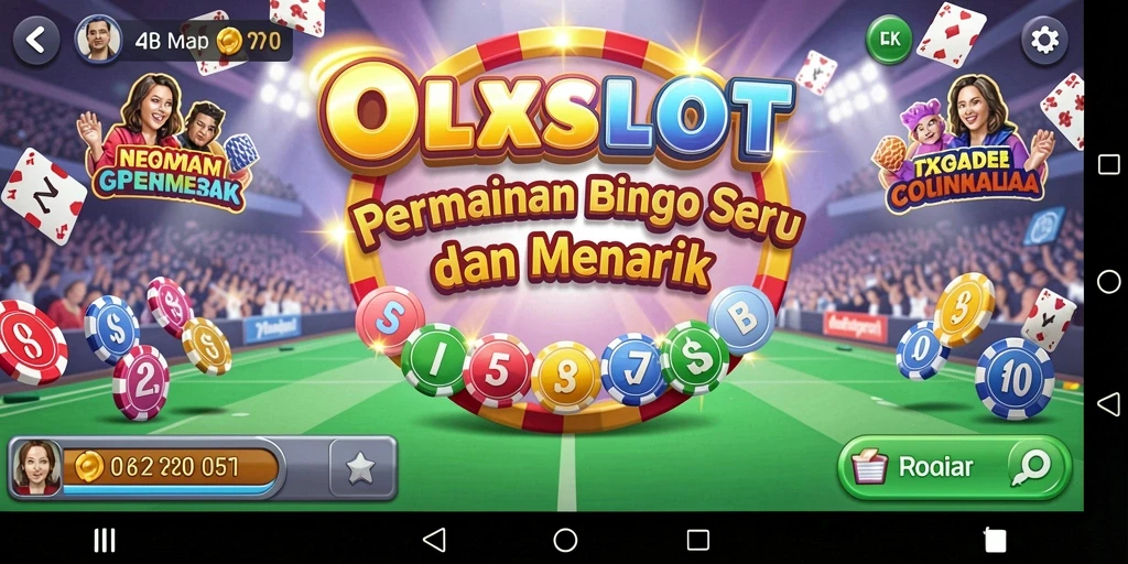 Tangkapan layar OLXSLOT menampilkan keseruan gameplay Bingo yang interaktif.