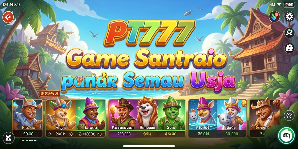 Screenshot menunjukkan gameplay seru dan menyenangkan di PT777.