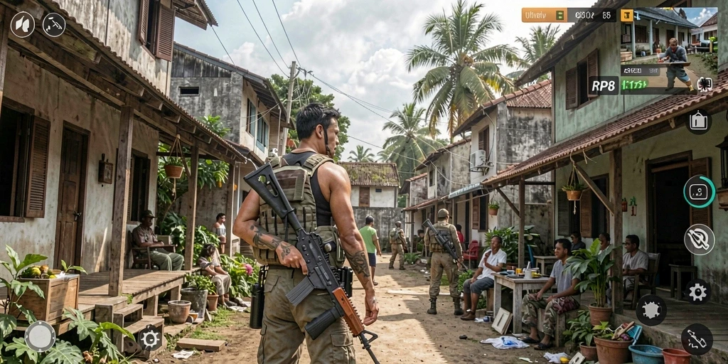 Tampilan antarmuka RP8 yang bersih dan intuitif.