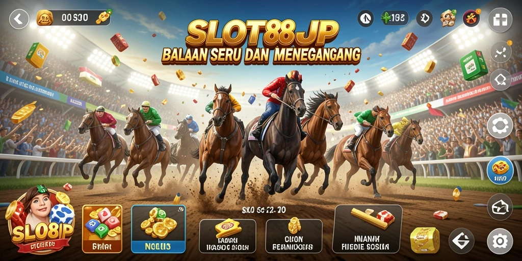 Gameplay balapan yang mendebarkan dan seru dalam SLOT88JP.