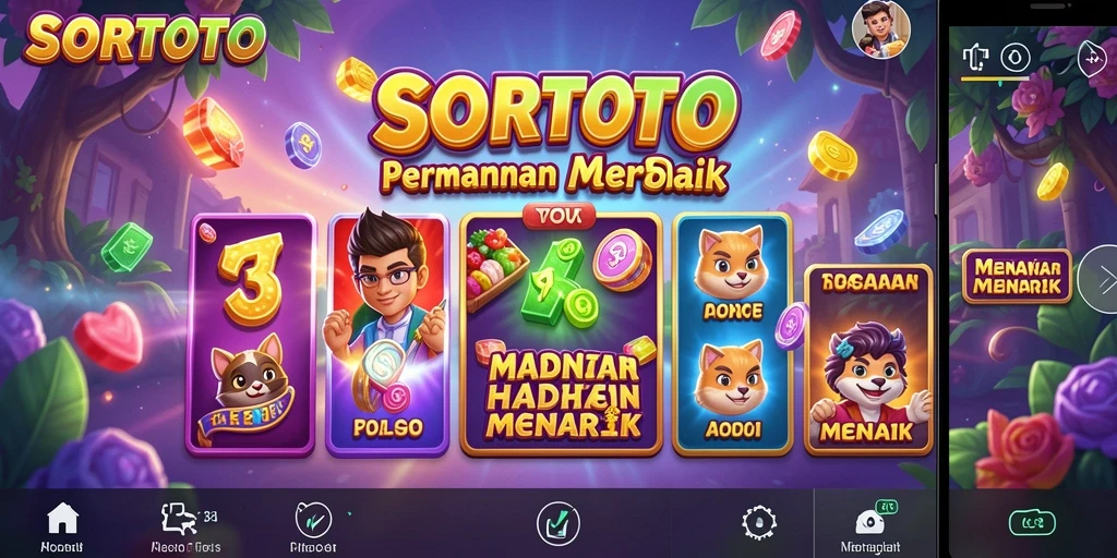 Tampilan gameplay menarik dalam SORTOTO dengan fitur slot yang mengesankan.