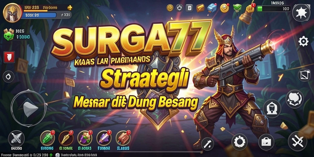 Tampilan gameplay SURGA77 yang penuh strategi dan tantangan.