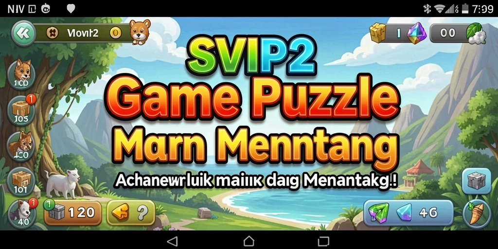 Tampilan menarik dari gameplay SVIP2 dengan berbagai puzzle menantang.