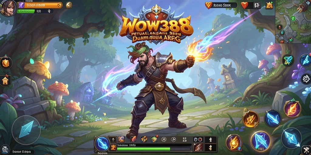 Tampilan gameplay mendebarkan di dunia ARPG.